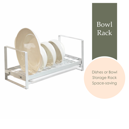 MOJOMORE Bowl Stand, Kitchen Drain Rack, Dish Rack, Storage Shelf, Dishes, Dish Storage