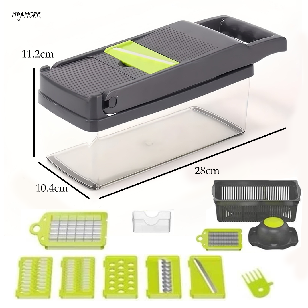 MOJOMORE Kitchen Tool Multifunctional Vegetable Slicer Set Manual Slicer Shredder Wiper Planer