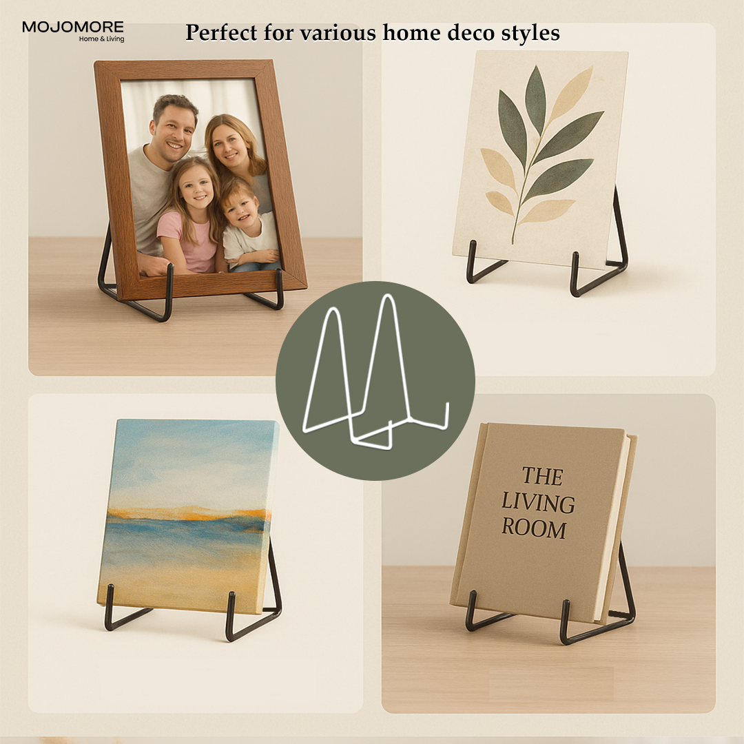 MOJOMORE Display Stand Storage Rack Metal Display Stands For Picture Book Photo Magazine Artistic Racks