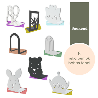 [Clearance] MOJOMORE Metal Bookend Book Stand