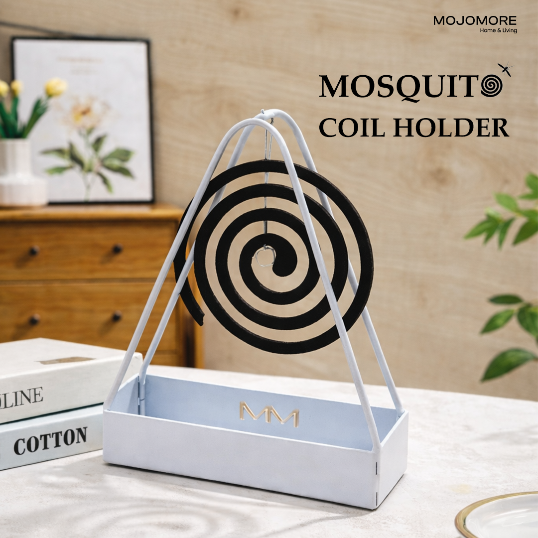 MOJOMORE Creative Mosquito Coil Holder Home Decor Triangular-shaped Triangle Holder Coil Hanging Rack