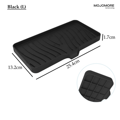 MOJOMORE Soap Holders Dishes for Bar Soap Sponge Holder Kitchen Sink Silicone Sponge holder