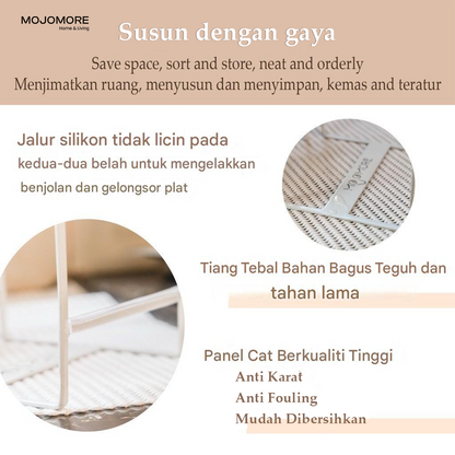 MOJOMORE Rak Pinggan Mangkuk Kitchen Dish Rack