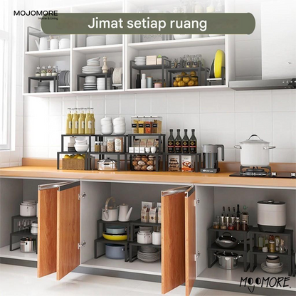 Expandable Stackable Organizer Rack