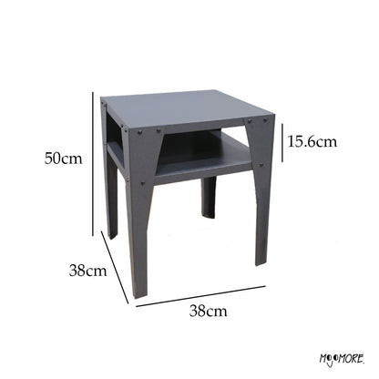 Heavy Duty Metal Bedside Small Table