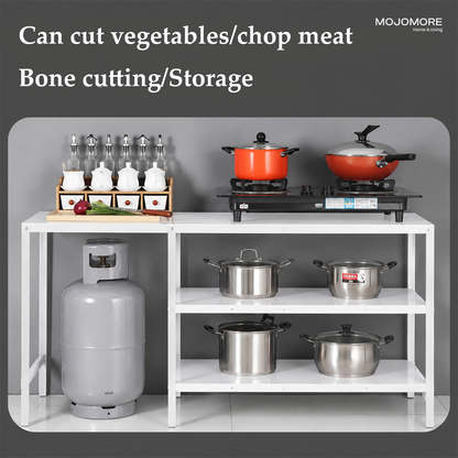 Mojomore Rak Dapur Gas Serbaguna Kitchen Rack Shelf Rak Air Coway Oven Dapur Masak Meja Coway