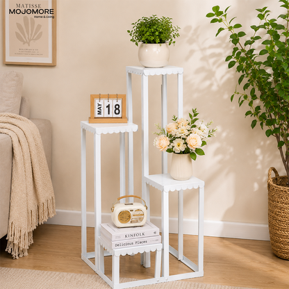 MOJOMORE ARC Series Premium Metal Storage Rack | Space Saving Shelf Organizer | Multi-Purpose Home Organizer