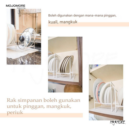 MOJOMORE Rak Pinggan Mangkuk Kitchen Dish Rack