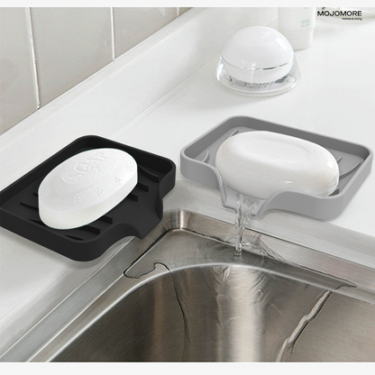MOJOMORE Soap Holders Dishes for Bar Soap Sponge Holder Kitchen Sink Silicone Sponge holder