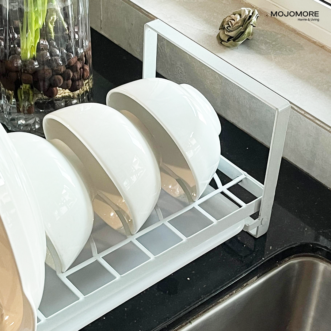 MOJOMORE Bowl Stand, Kitchen Drain Rack, Dish Rack, Storage Shelf, Dishes, Dish Storage