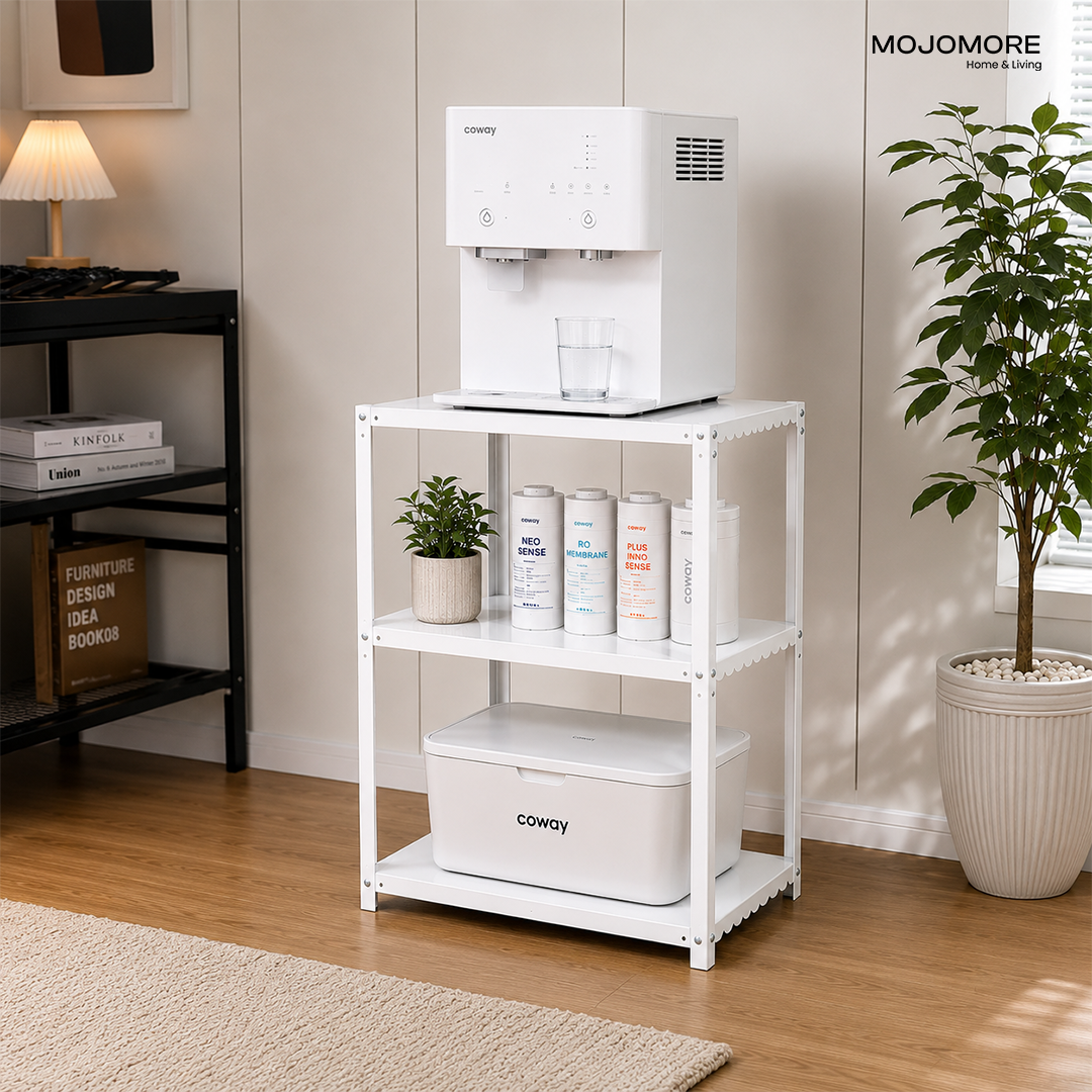 MOJOMORE ARC Series Premium Metal Storage Rack | Space Saving Shelf Organizer | Multi-Purpose Home Organizer