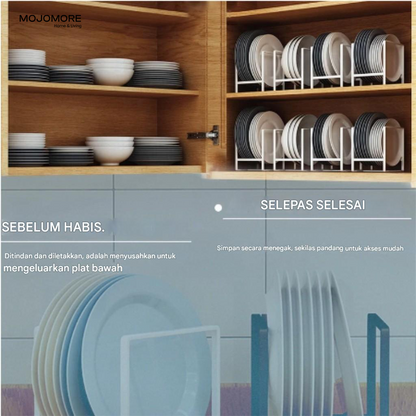 MOJOMORE Rak Pinggan Mangkuk Kitchen Dish Rack