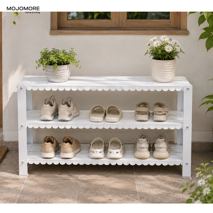 MOJOMORE ARC Series Premium Metal Storage Rack | Space Saving Shelf Organizer | Multi-Purpose Home Organizer