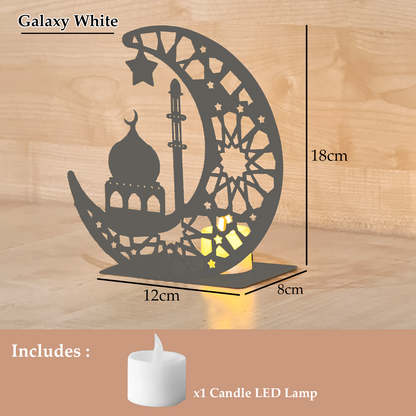 Mojomore Selamat Hari Raya Aidilfitri EID Muslim Metal Pendant Mubarak Ramadan Decoration | Lampu Raya Deco Viral