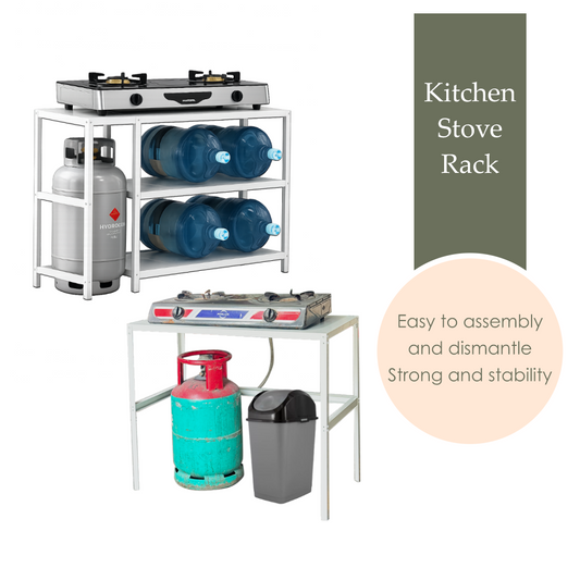 Mojomore Rak Dapur Gas Serbaguna Kitchen Rack Shelf Rak Air Coway Oven Dapur Masak Meja Coway