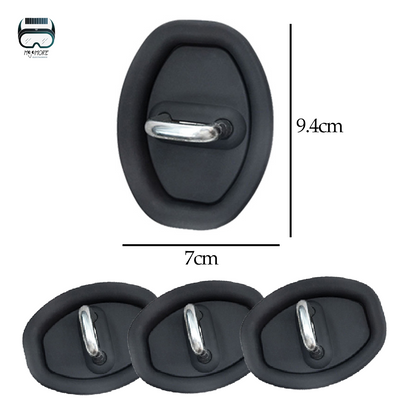 Mojomore Car Door Lock Protective Cover Door Protective Pad Door Shock Absorption Silicone Protective Pad Door Cushion